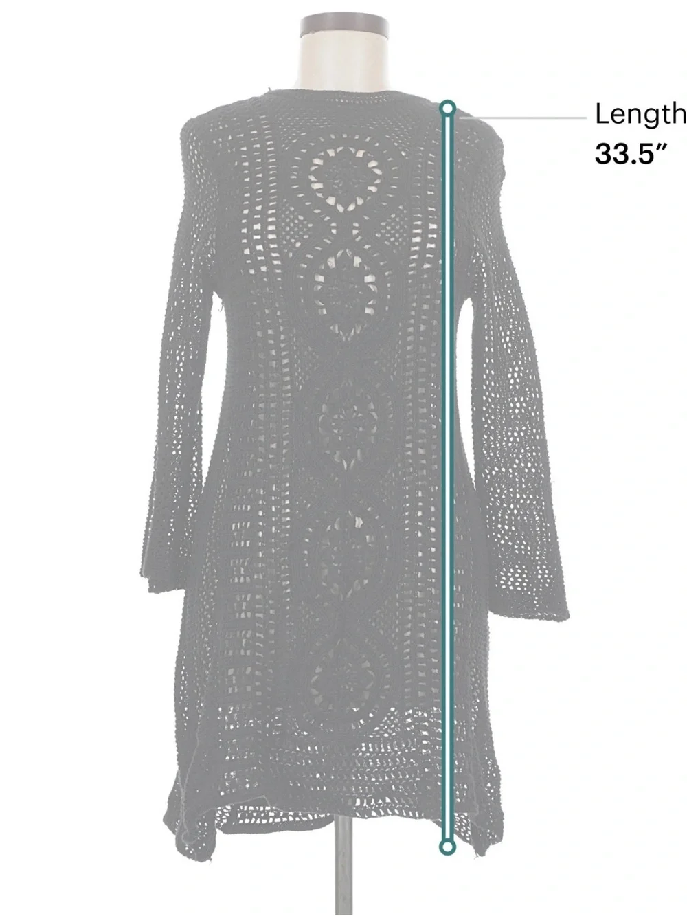 Free People Rosalind Swift (or Swit) Crochet Dress